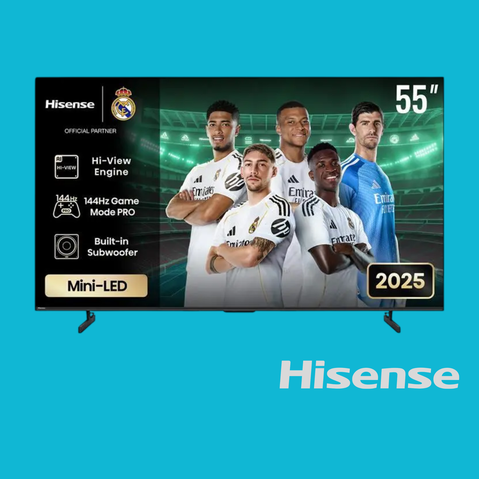 Hisense Television ULED 55 Inch U7Q 4K Smart MINI LED TV HISTV55U7QF