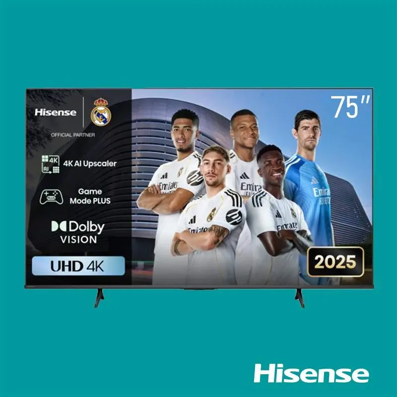 Hisense TV QLED 75 Inch Q7Q 4K Smart 144Hz QLED Gaming TV HISTV75Q7Q