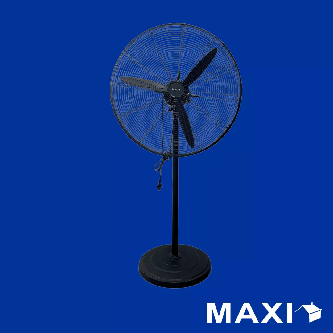 Maxi Standing Industrial Fan 26 inch Black (KFS-650) MAXIFAN650-KFS