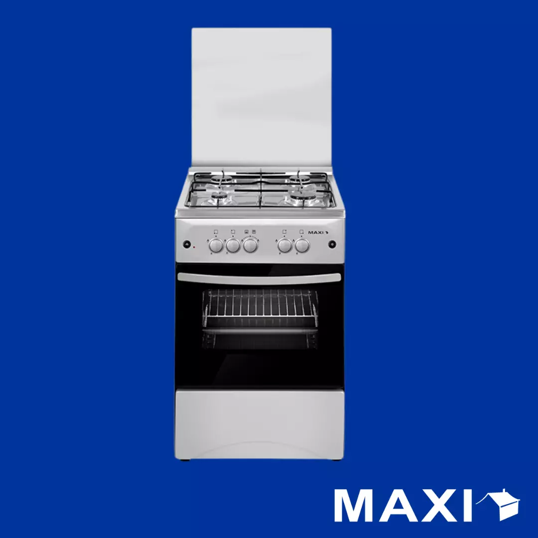 Maxi Gas Cooker 50x50 CM (4) Burners IGL Inox MAXI50504BIGLINOX