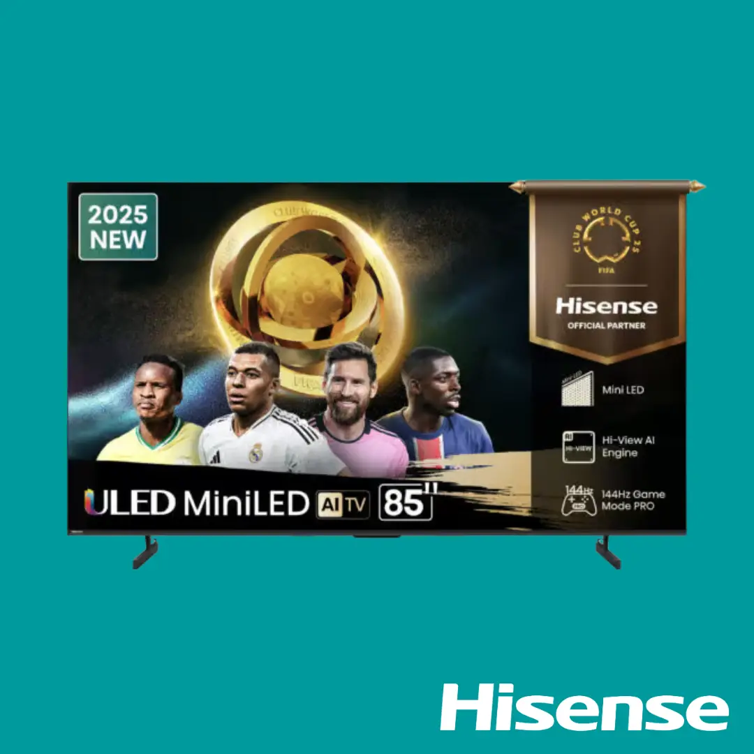 Hisense Television ULED 85 Inch U7Q 4K Smart TV Mini-LED 144Hz VRR QLED Gaming TV HISTV85U7Q