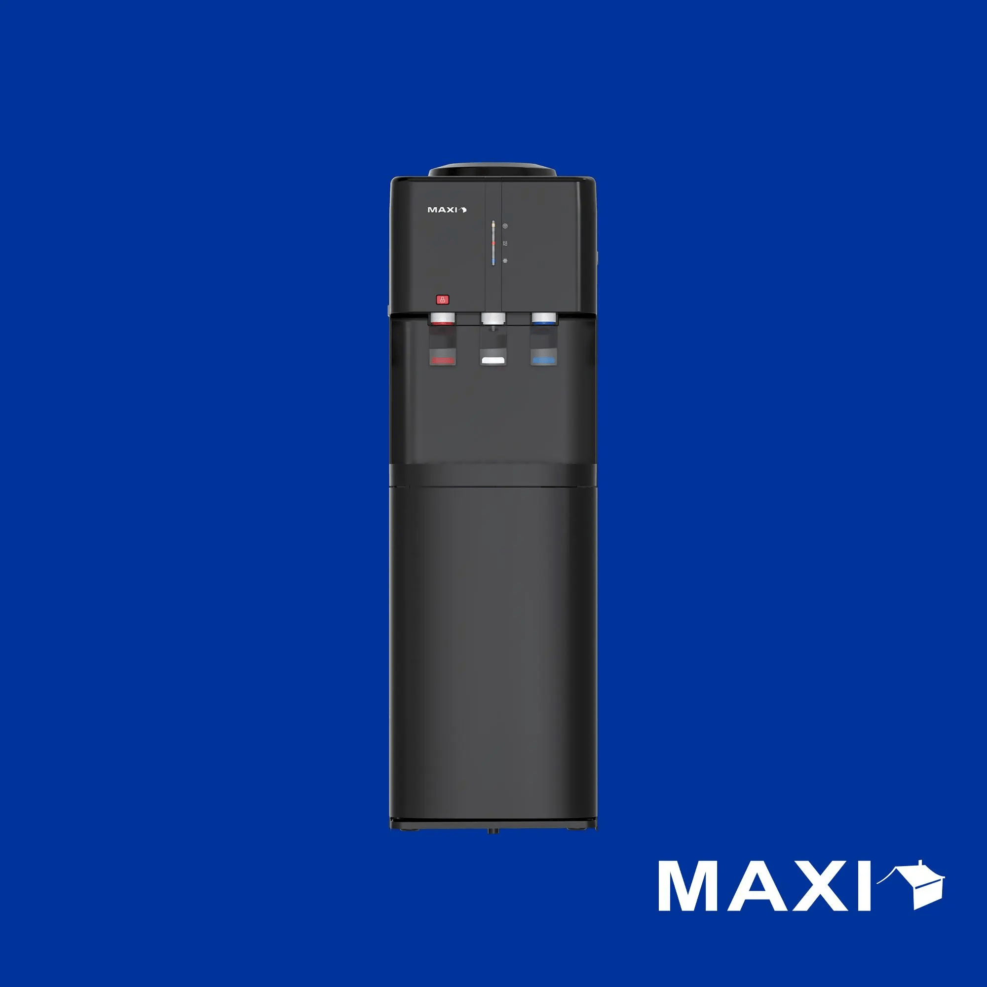 Maxi Water Dispenser (2382S-B) 3-Faucets Black MAXIWD2382S-B