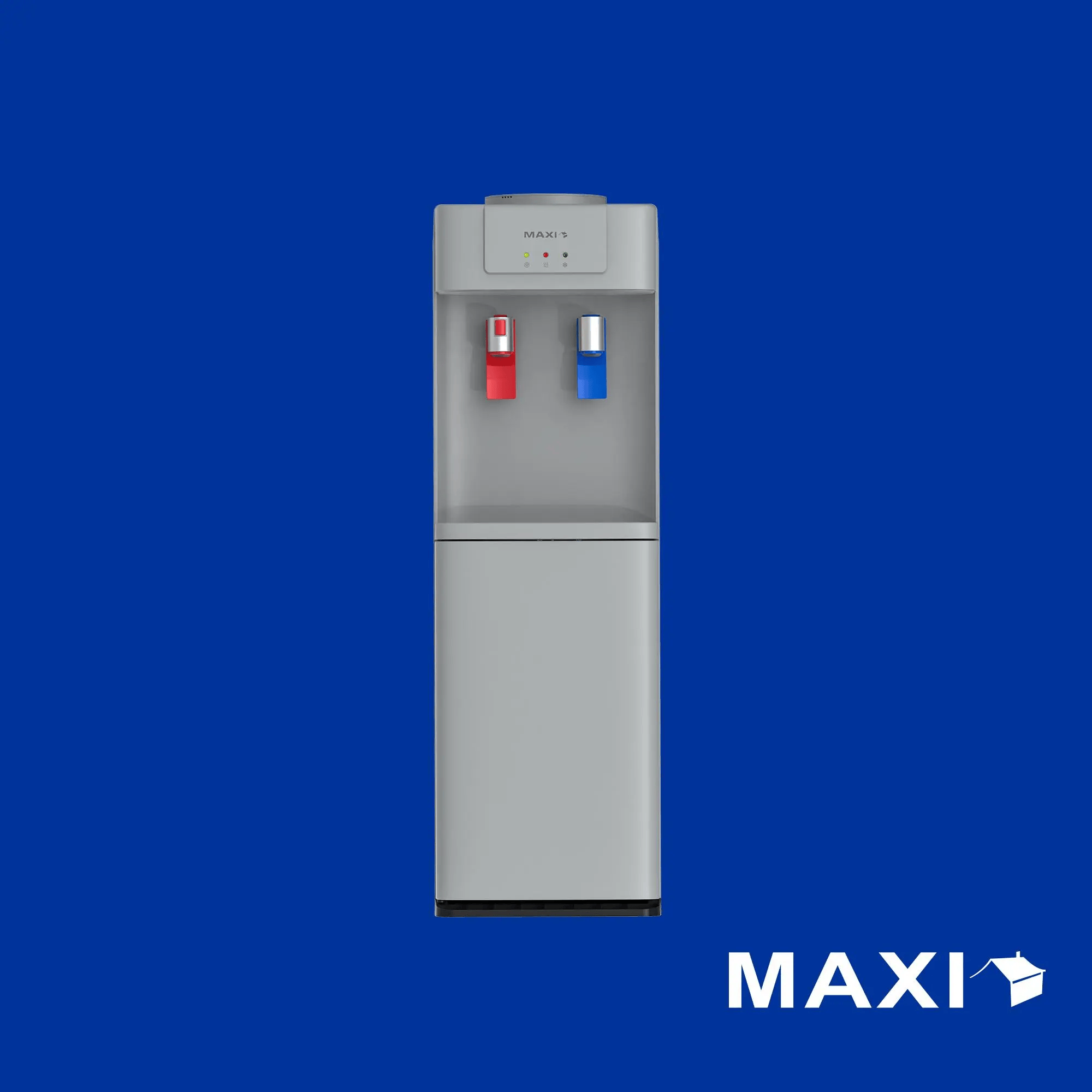 Maxi Water Dispenser (2435S-W) 2-Faucets Grey MAXIWD2435S-W